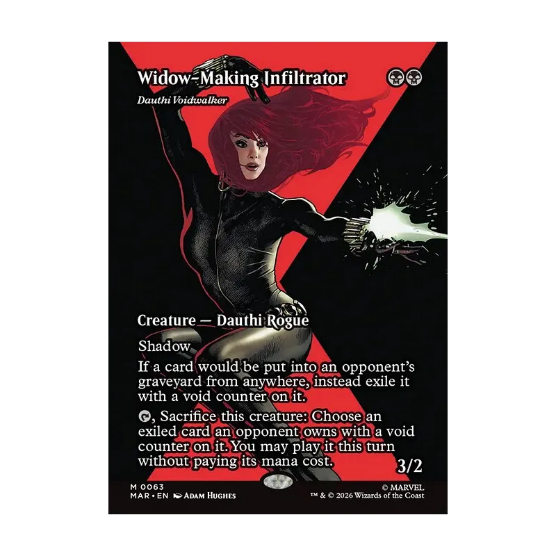 Widow-Making Infiltrator / Dauthi Voidwalker (Borderless) - Marvel Universe (Near Mint)