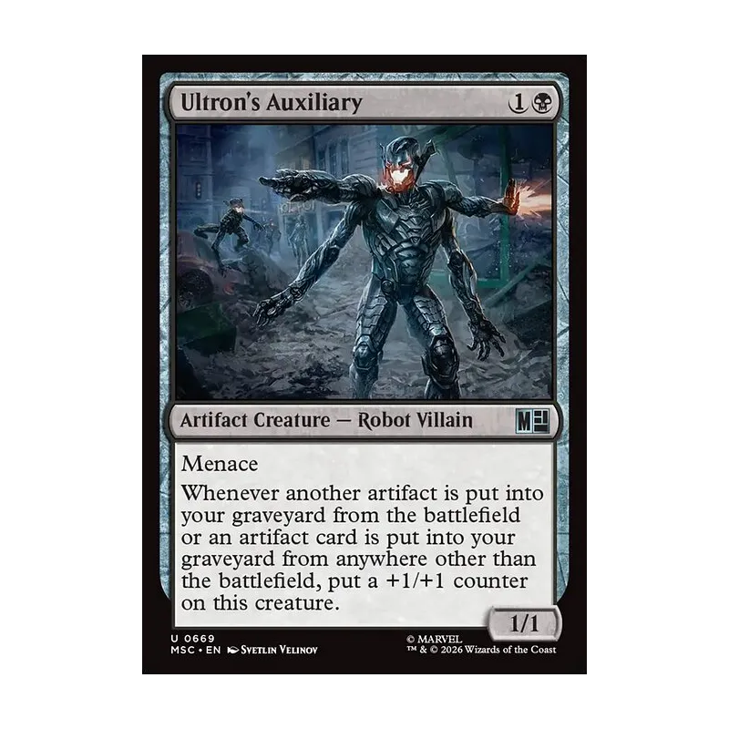 Ultron's Auxiliary | Marvel Super Heroes Commander MTG