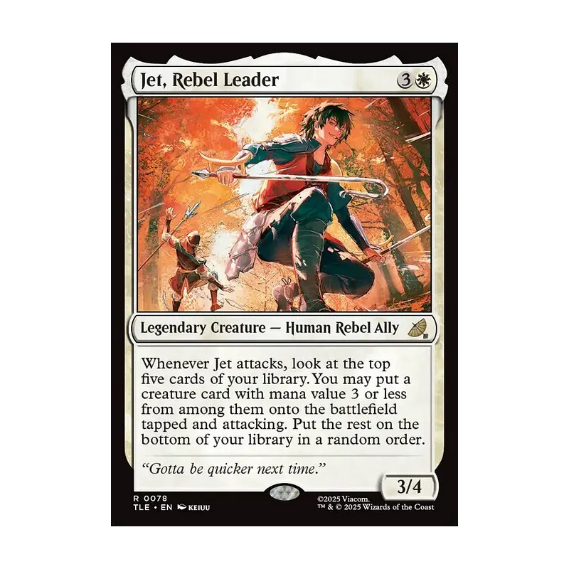 Jet, Rebel Leader - Avatar: The Last Airbender Eternal (Near Mint)