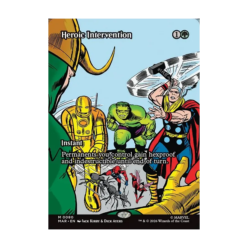 Heroic Intervention (0080) (Borderless) - Marvel Universe (Near Mint)