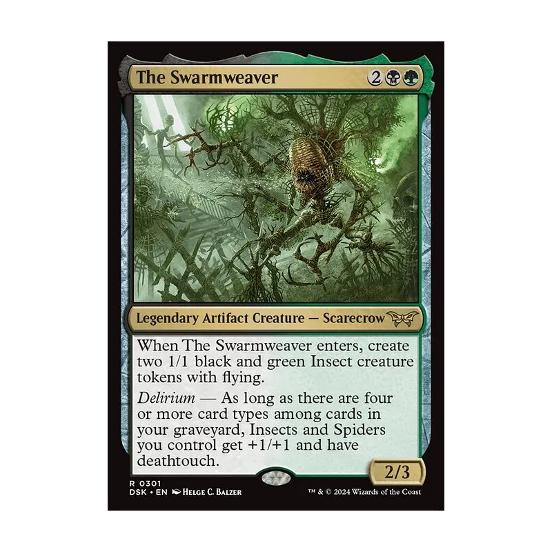 The Swarmweaver (0301) - Duskmourn: House of Horror (Near Mint)