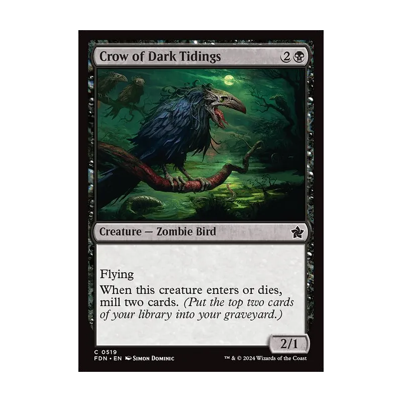 Crow of Dark Tidings - Foundations (Near Mint)