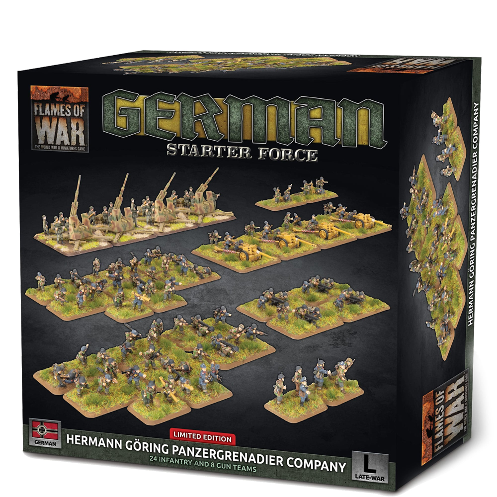 Flames of War WW2: German Starter Force - Hermann Goering Panzergrenadier Company (Preorder)
