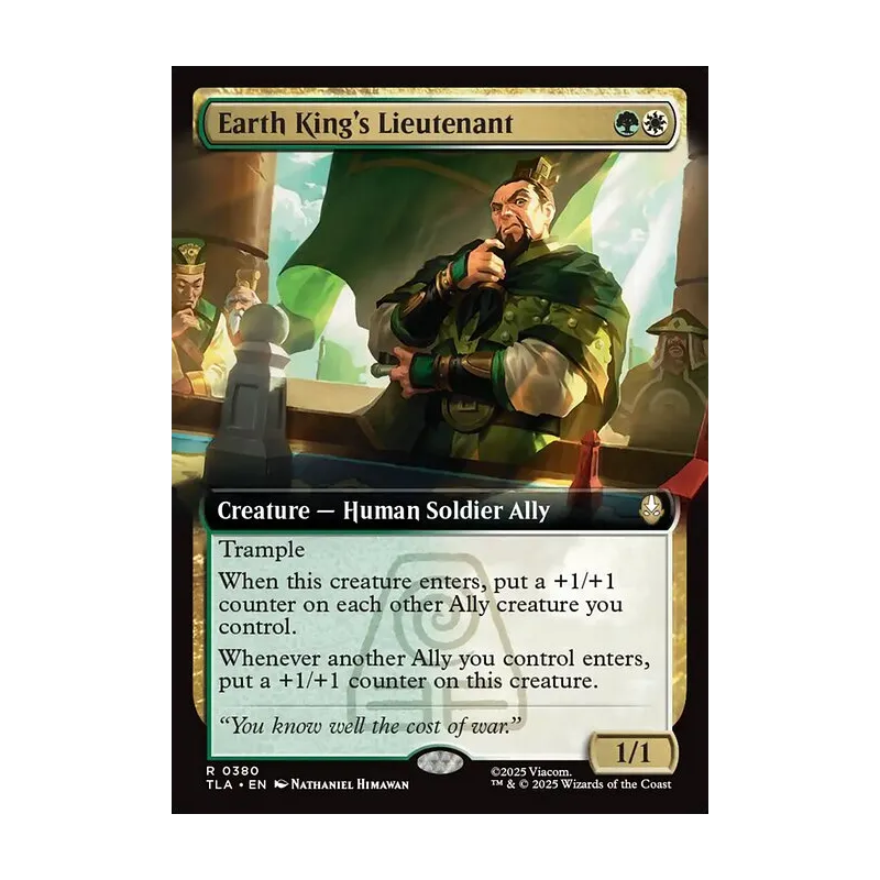 Earth King's Lieutenant (Extended Art) - Avatar: The Last Airbender (Near Mint)