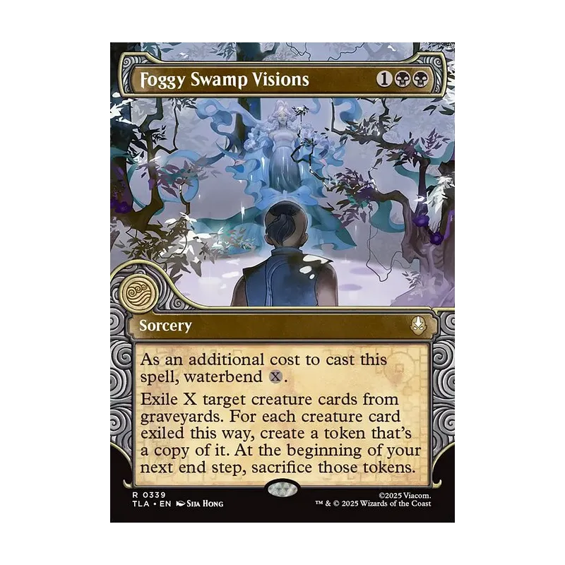 Foggy Swamp Visions (Showcase) - Avatar: The Last Airbender (Near Mint)