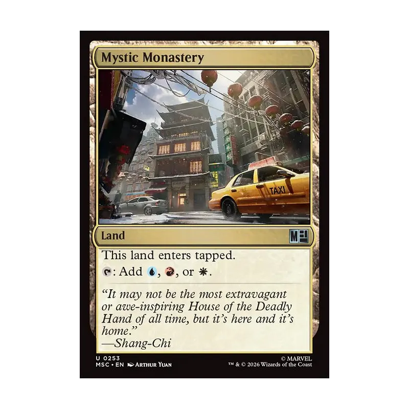 Mystic Monastery (Surge Foil) - Marvel Super Heroes Commander (Foil Near Mint)