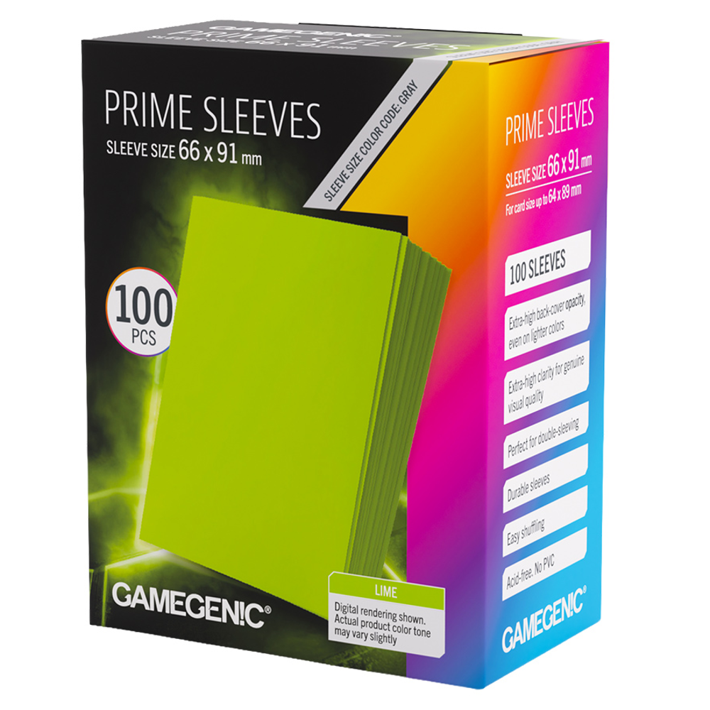 Prime Sleeves: Lime (100)