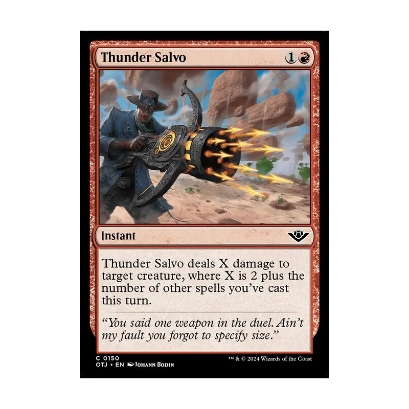 Thunder Salvo - Outlaws of Thunder Junction (Near Mint)