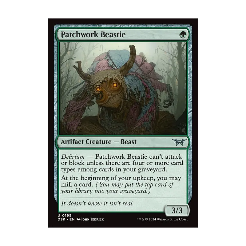 Patchwork Beastie - Duskmourn: House of Horror (Near Mint)