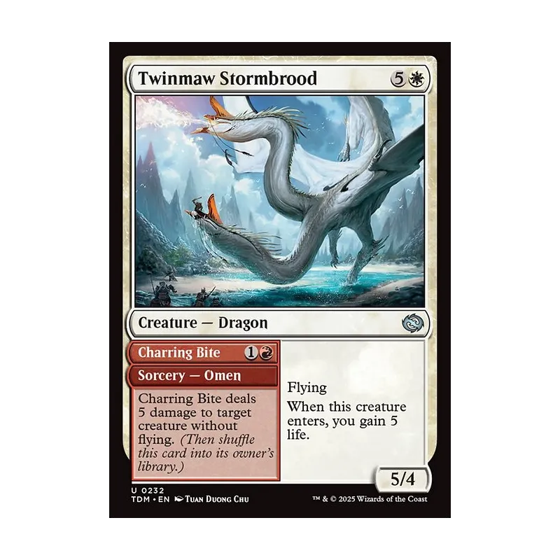 Twinmaw Stormbrood // Charring Bite - Tarkir: Dragonstorm (Near Mint)