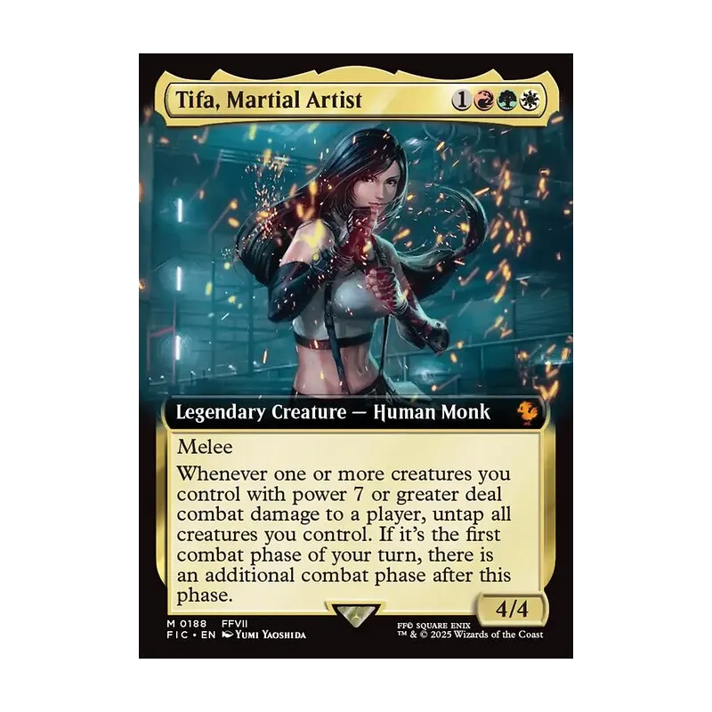 Tifa, Martial Artist (Extended Art) - Final Fantasy Commander (Near Mint)