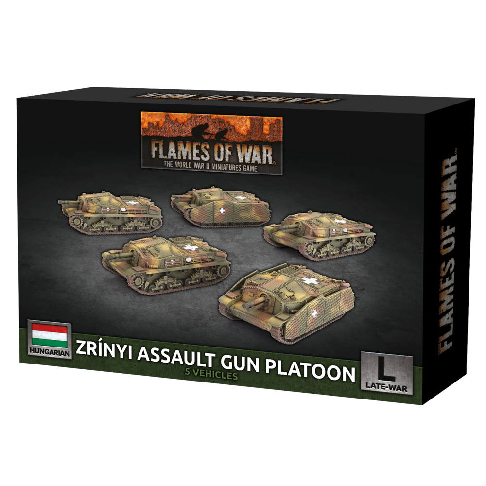 Flames of War WW2: Hungarian - Zrinyi Assault Gun Platoon