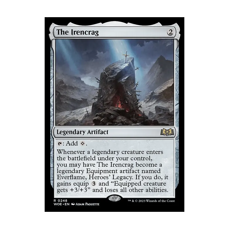 The Irencrag - Wilds of Eldraine (Near Mint)