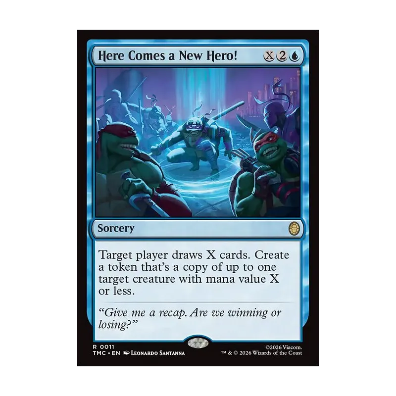 Here Comes a New Hero! (Surge Foil) - Teenage Mutant Ninja Turtles Commander (Foil Near Mint)
