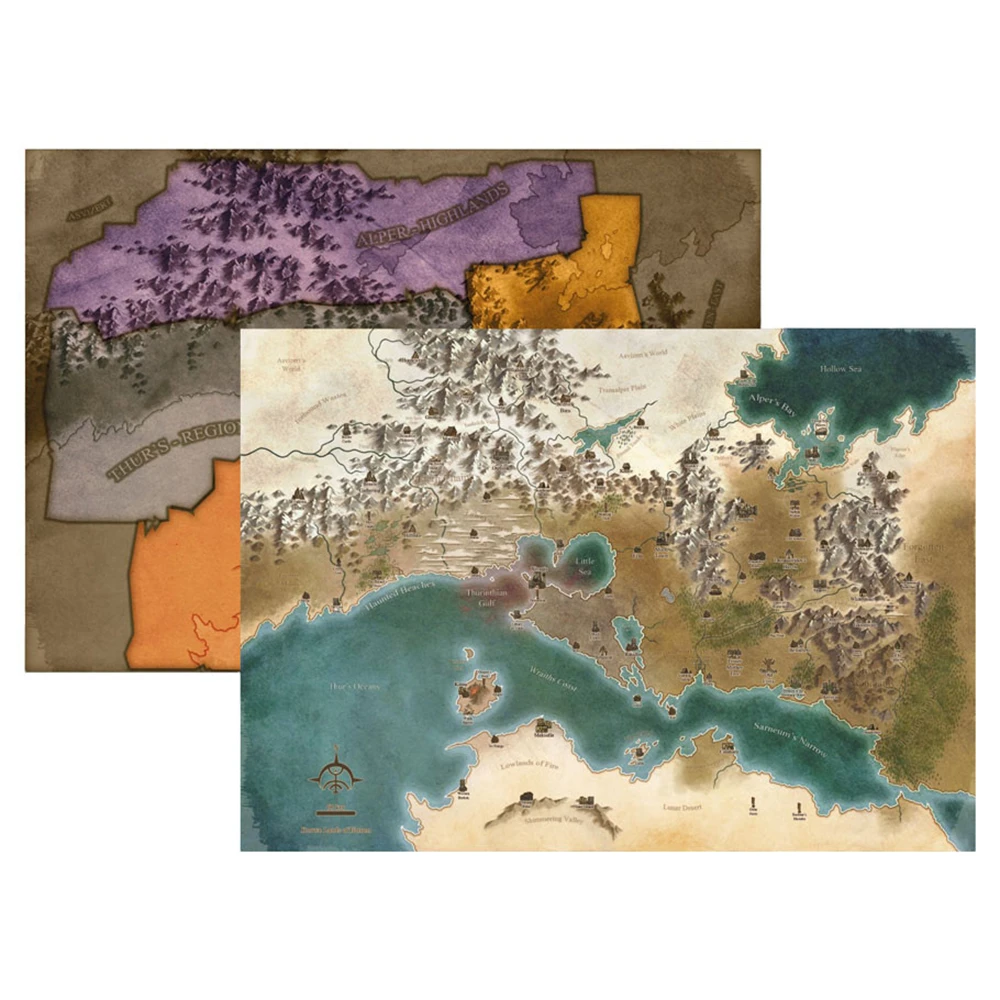 Nightfell: I&ugrave;rmen's Map Revamped (Pathfinder 2E Compatible) (Preorder)