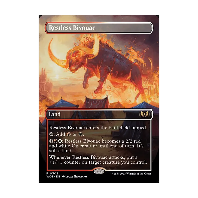 Restless Bivouac (Borderless) - Wilds of Eldraine (Near Mint)