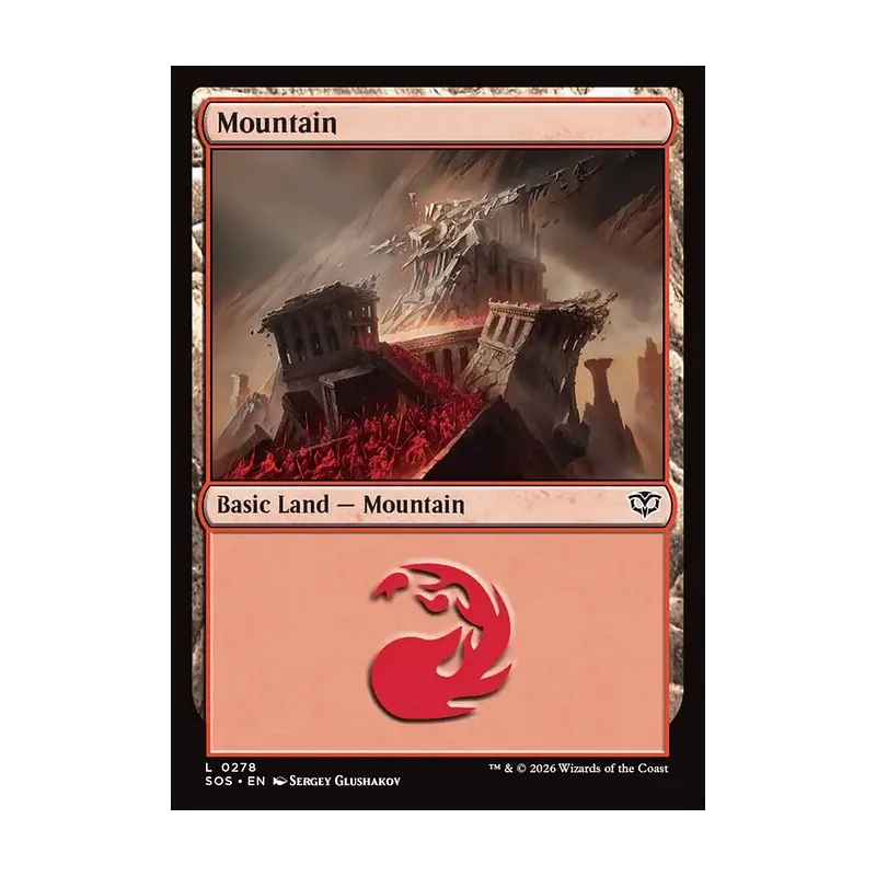 Mountain (0278) - Secrets of Strixhaven (Near Mint)