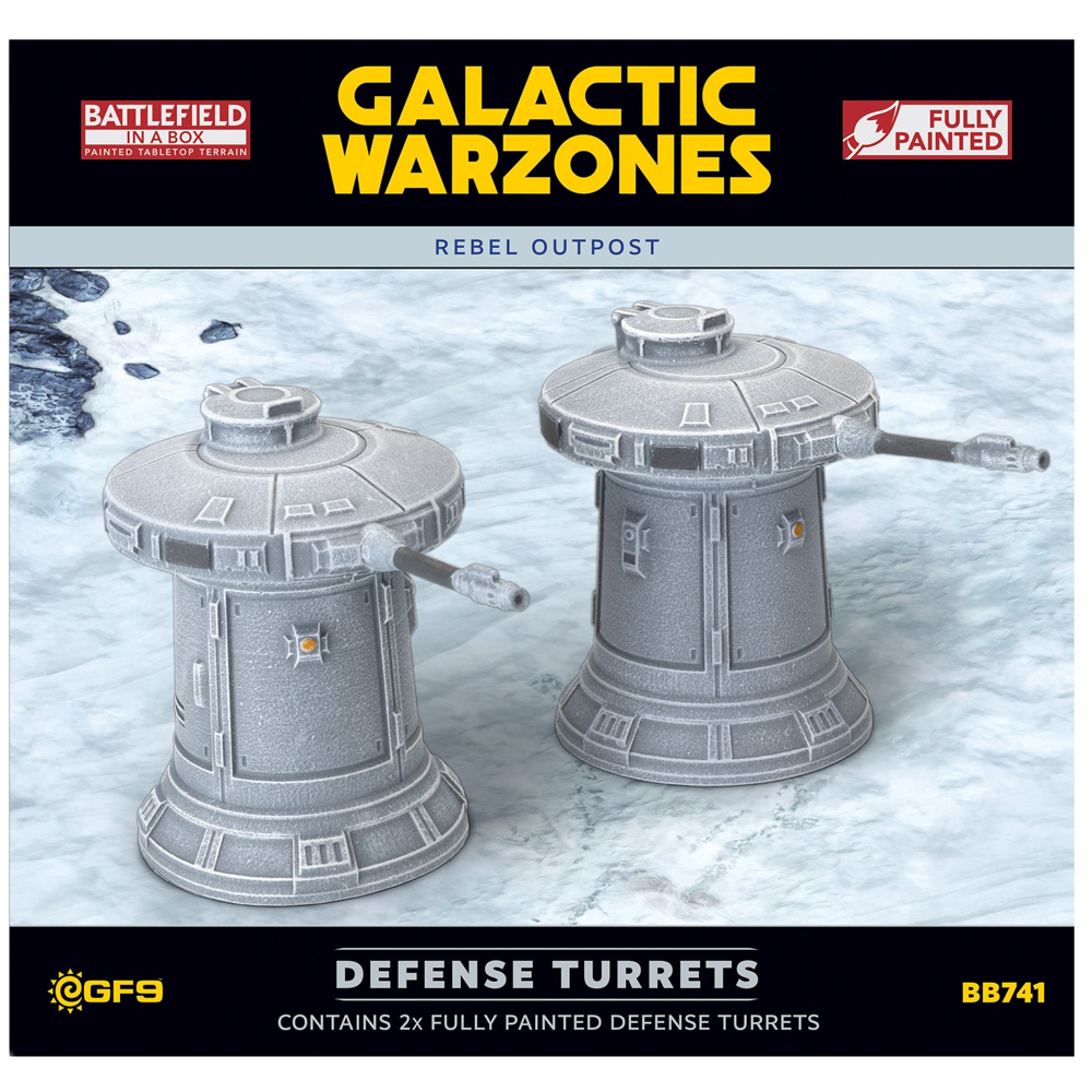 Battlefield in a Box: Galactic Warzones: Rebel Outpost - Defense Turrets (New Arrival)