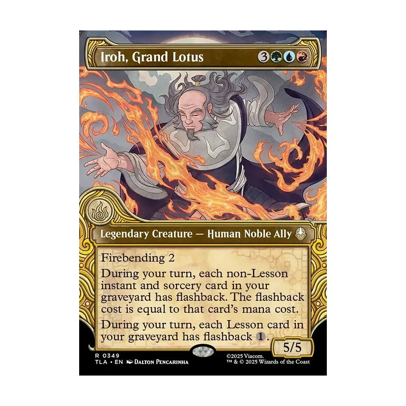 Iroh, Grand Lotus (Showcase) - Avatar: The Last Airbender (Near Mint)