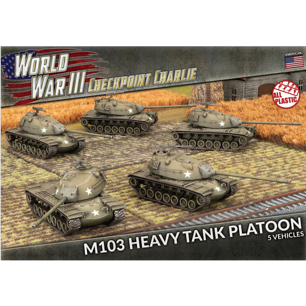 WWIII Team Yankee: American - M103 Heavy Tank Platoon (New Arrival)