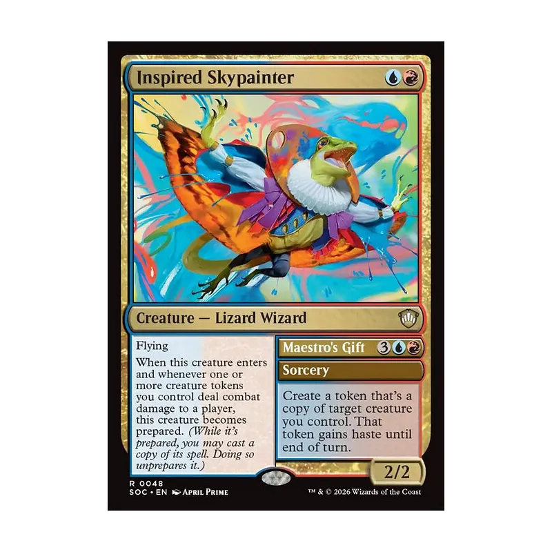 Inspired Skypainter // Maestro's Gift - Secrets of Strixhaven Commander (Near Mint)