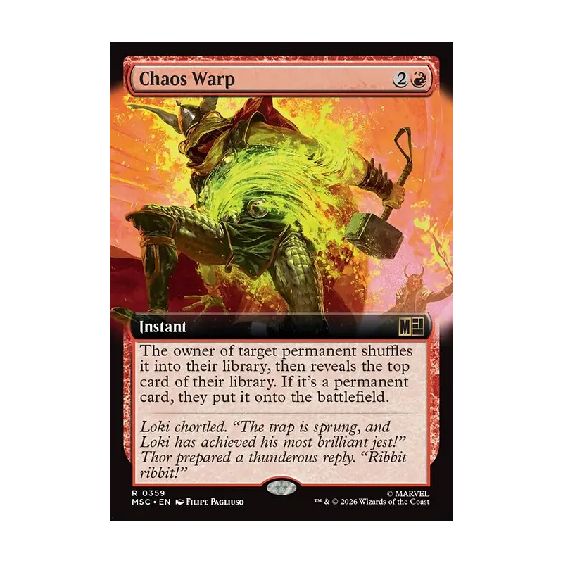 Chaos Warp (Extended Art) - Marvel Super Heroes Commander (Near Mint)