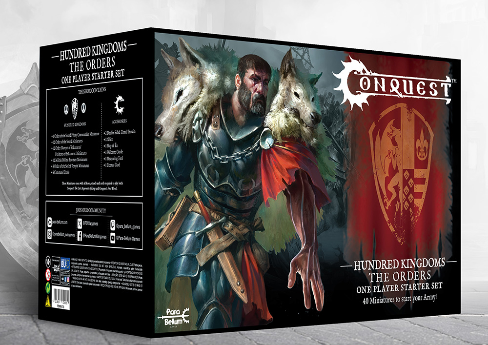 Conquest: Hundred Kingdoms: The Orders - 2026 1-Player Starter (Preorder)