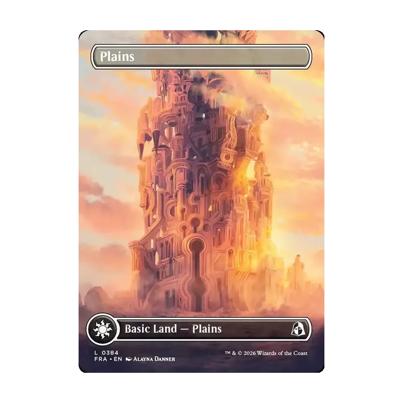 Plains (Borderless) (0384) - Reality Fracture (Near Mint)
