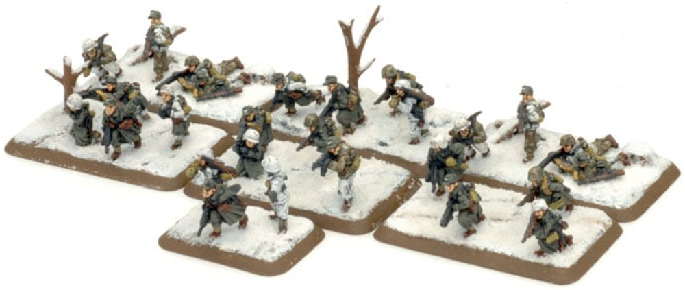 Flames of War WW2: German - Panzergrenadier Platoon (Winter)