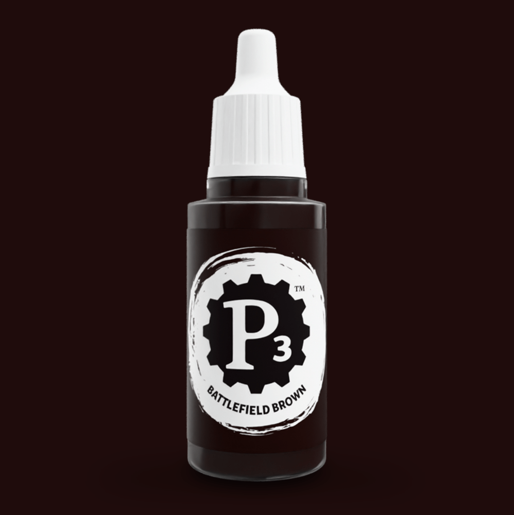 P3 Paint: Battlefield Brown (18ml) (Preorder)