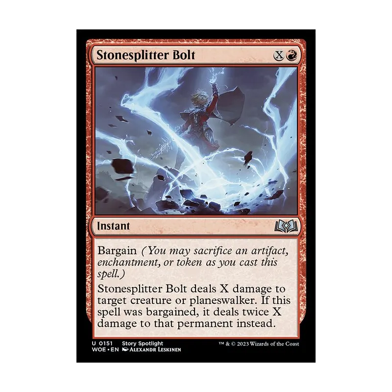 Stonesplitter Bolt - Wilds of Eldraine (Near Mint)