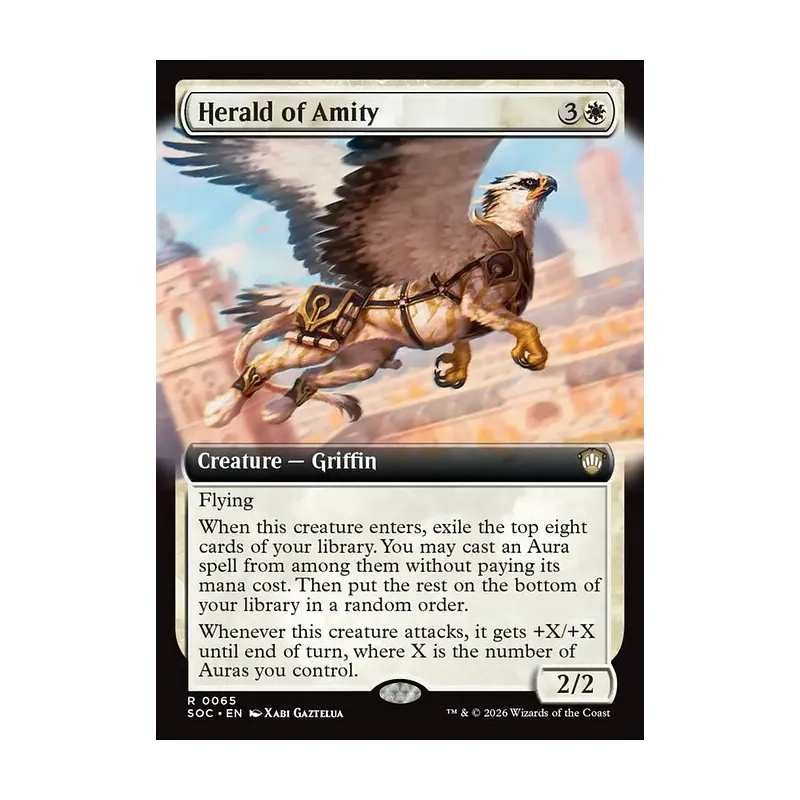 Herald of Amity (Extended Art) - Secrets of Strixhaven Commander (Near Mint)