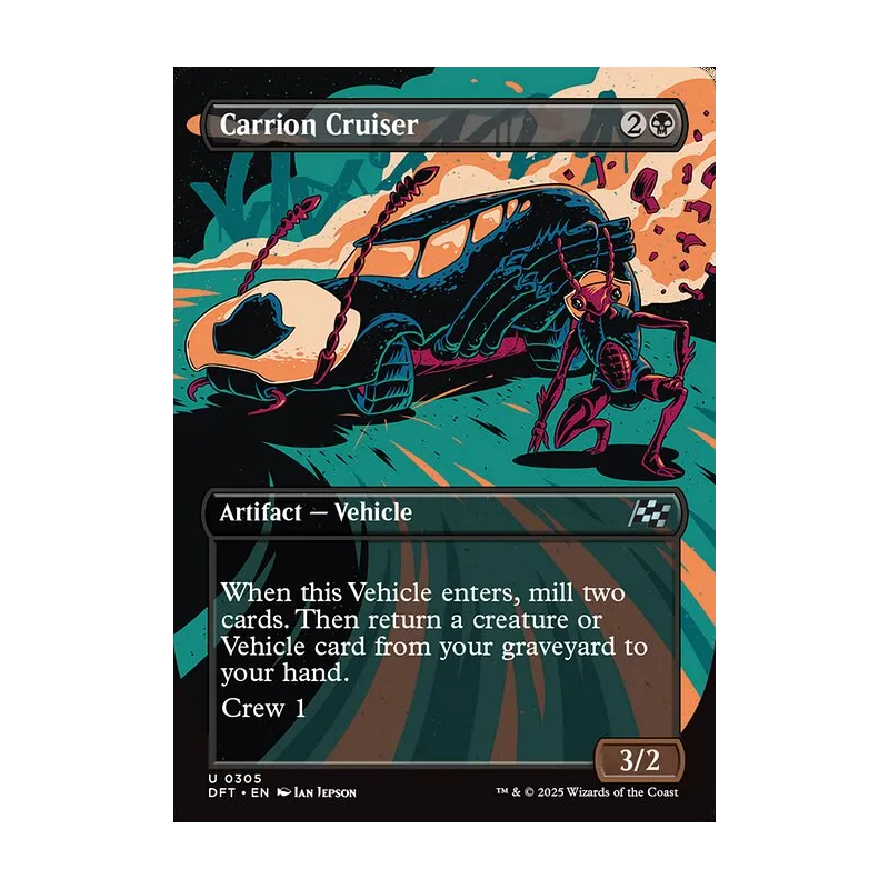 Carrion Cruiser (Borderless) - Aetherdrift (Near Mint)