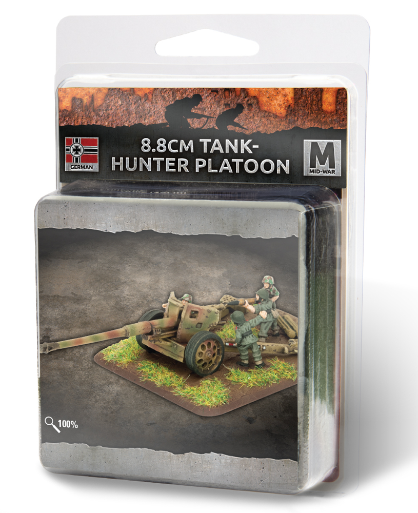 Flames of War WW2: German - 8.8cm Tank-Hunter Platoon