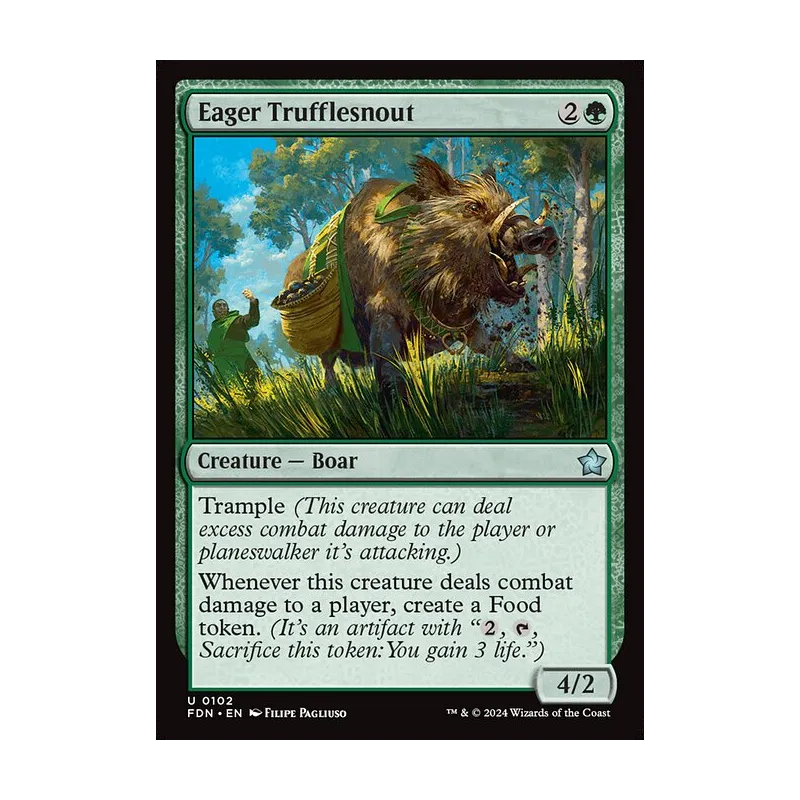 Eager Trufflesnout - Foundations (Near Mint)
