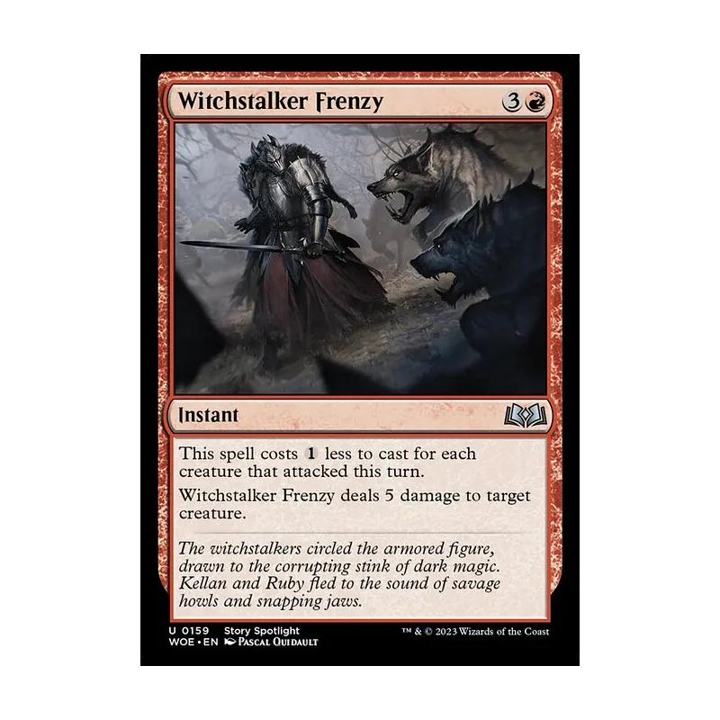 Witchstalker Frenzy - Wilds of Eldraine (Near Mint)