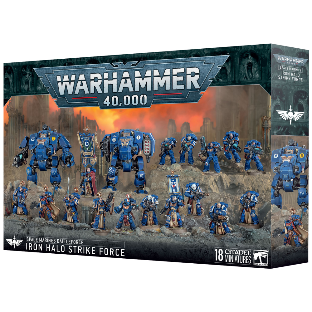 Warhammer 40K: Space Marines Battleforce - Iron Halo Strike Force (Preorder)