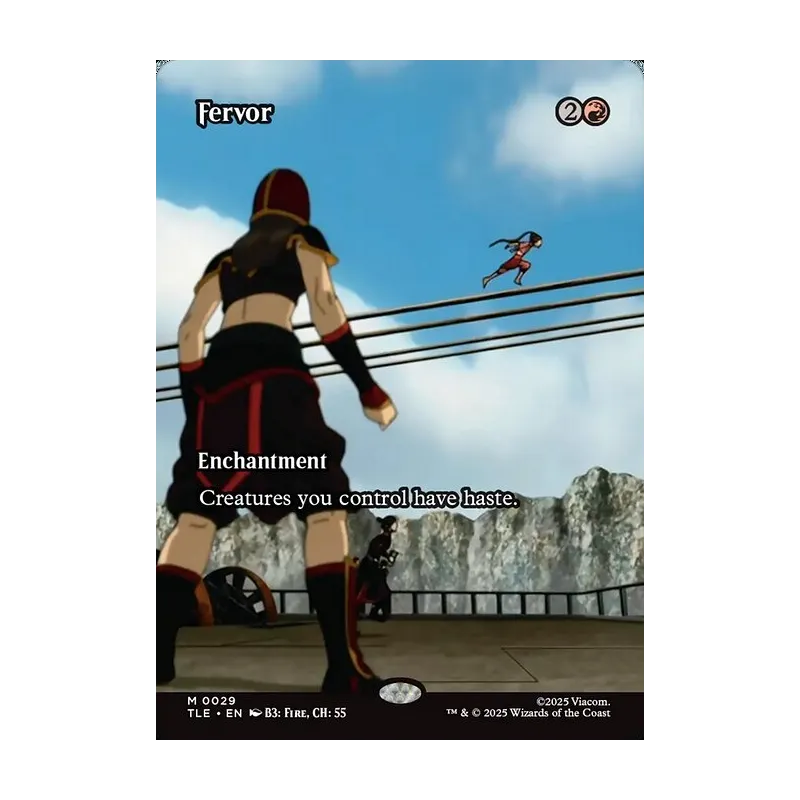Fervor (Borderless) - Avatar: The Last Airbender Eternal (Near Mint)