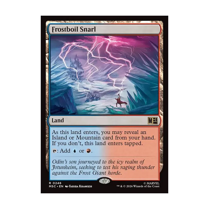 Frostboil Snarl (Surge Foil) - Marvel Super Heroes Commander (Foil Near Mint)