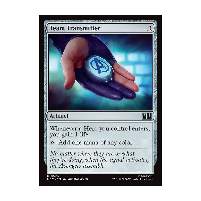 Team Transmitter - Marvel Super Heroes Commander (Near Mint)