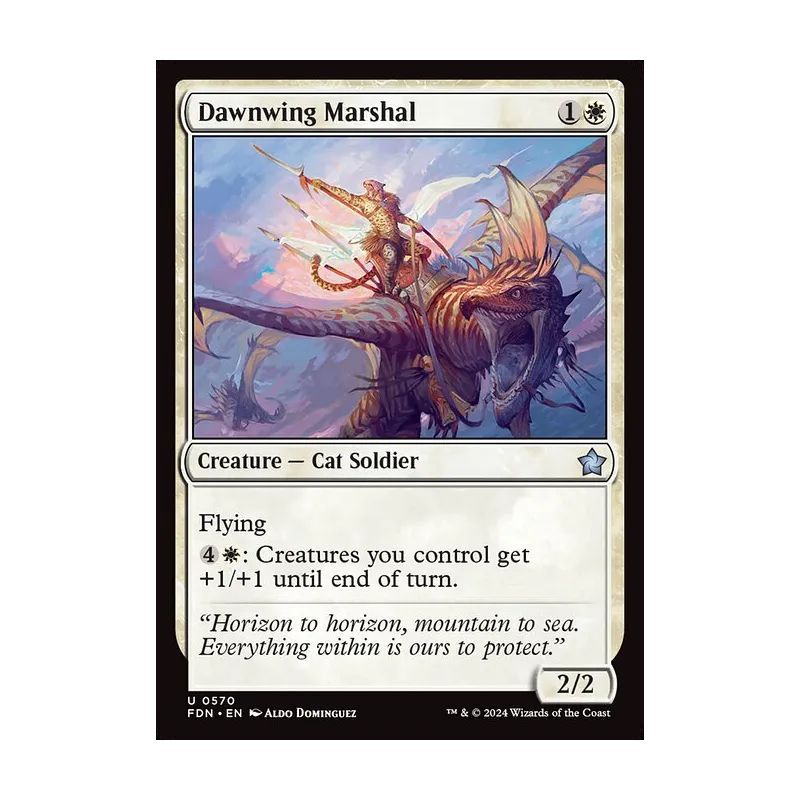 Dawnwing Marshal - Foundations (Near Mint)