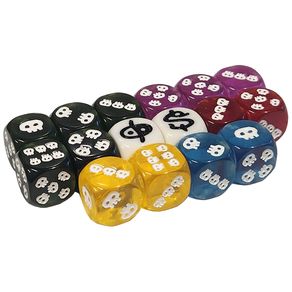 Ancient Terrible Things: Skull Pip Dice (16)