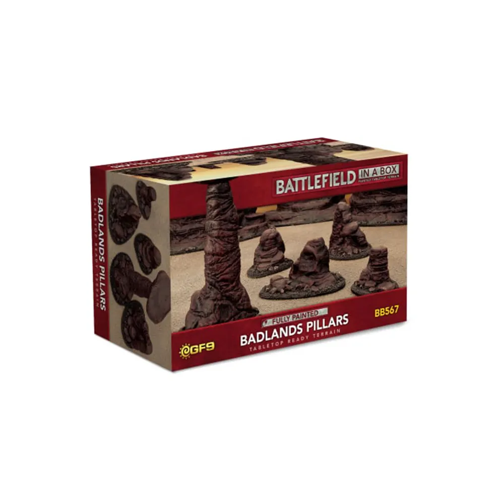 Battlefeild In A Box: Badlands: Pillars - Mars (Preorder)