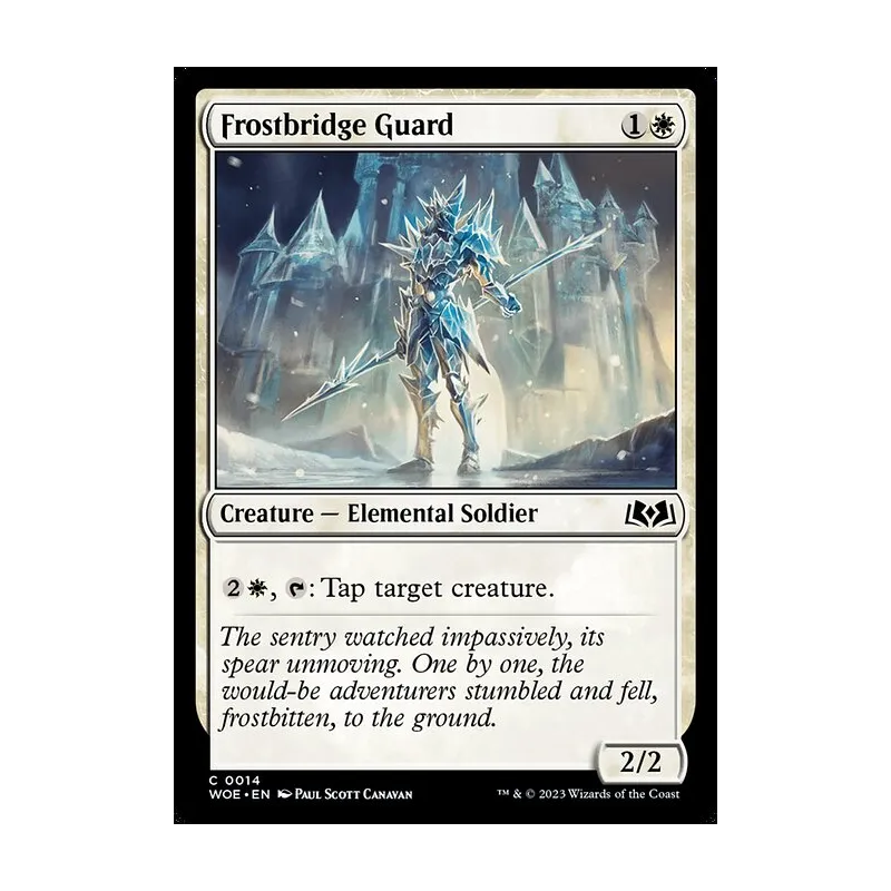 Frostbridge Guard - Wilds of Eldraine (Near Mint)