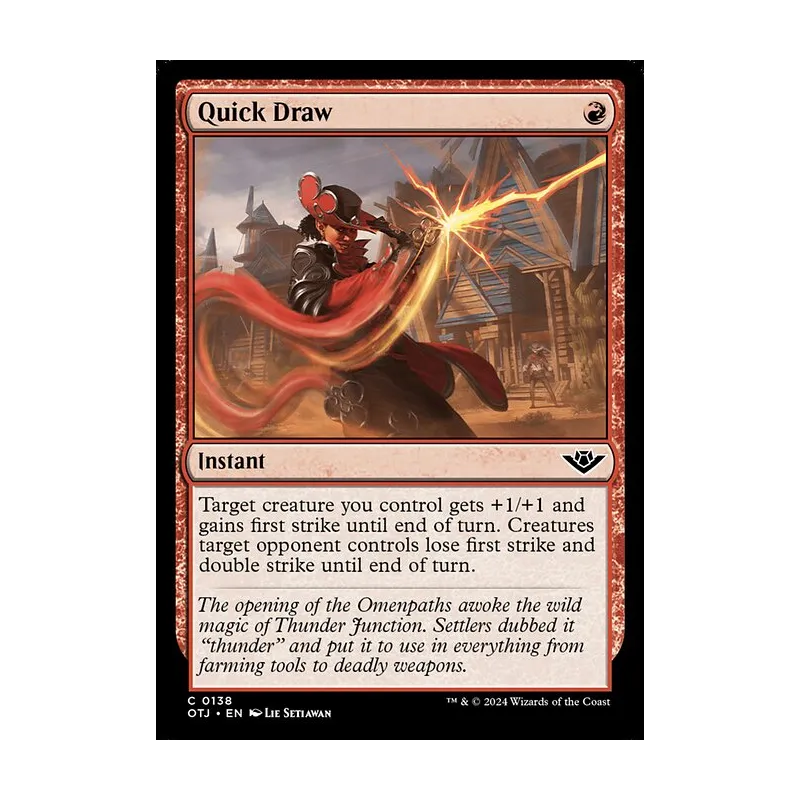 Quick Draw - Outlaws of Thunder Junction (Near Mint)
