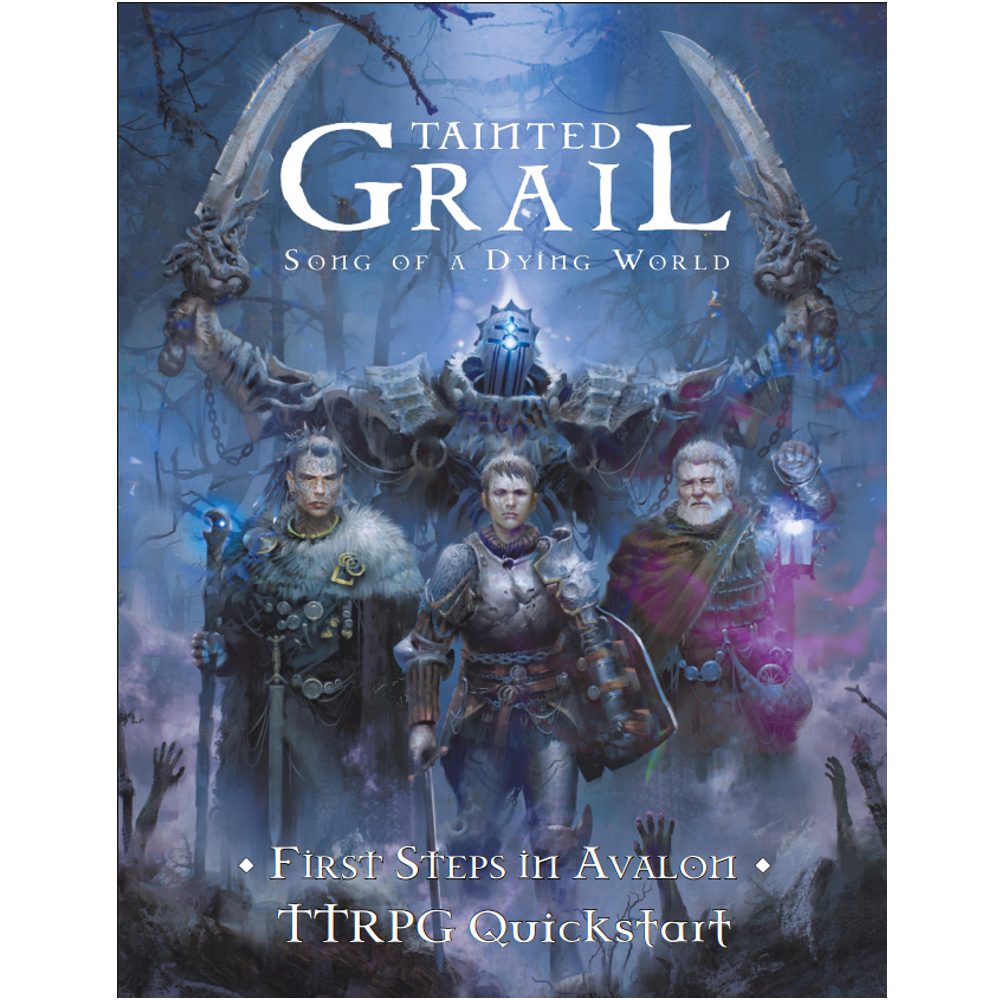 Tainted Grail TTRPG: Song of a Dying World - First Steps in Avalon Quickstart (Preorder)