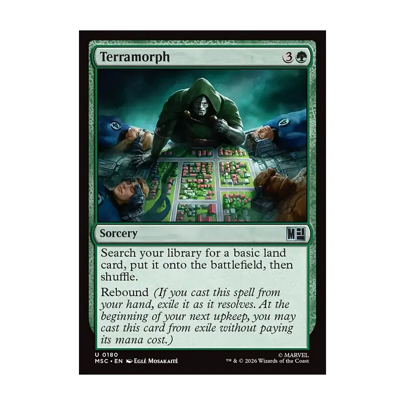 Terramorph (Surge Foil) - Marvel Super Heroes Commander (Foil Near Mint)