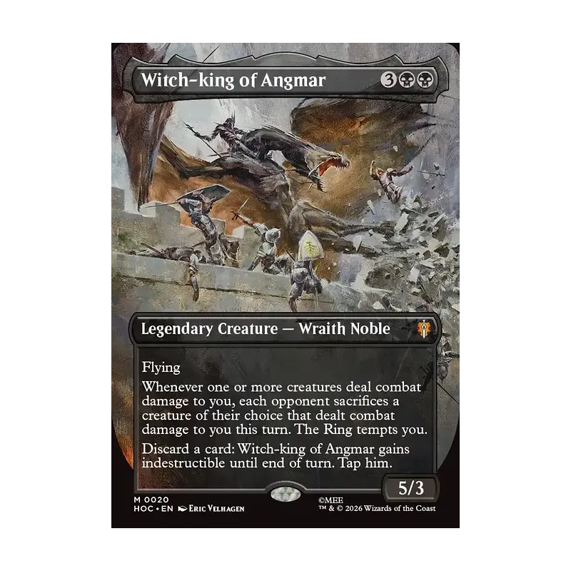 Witch-king of Angmar (Borderless) - The Hobbit Eternal (Near Mint)