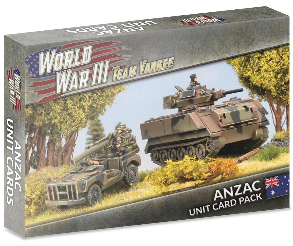 WWIII Team Yankee: ANZAC - Unit Card Pack