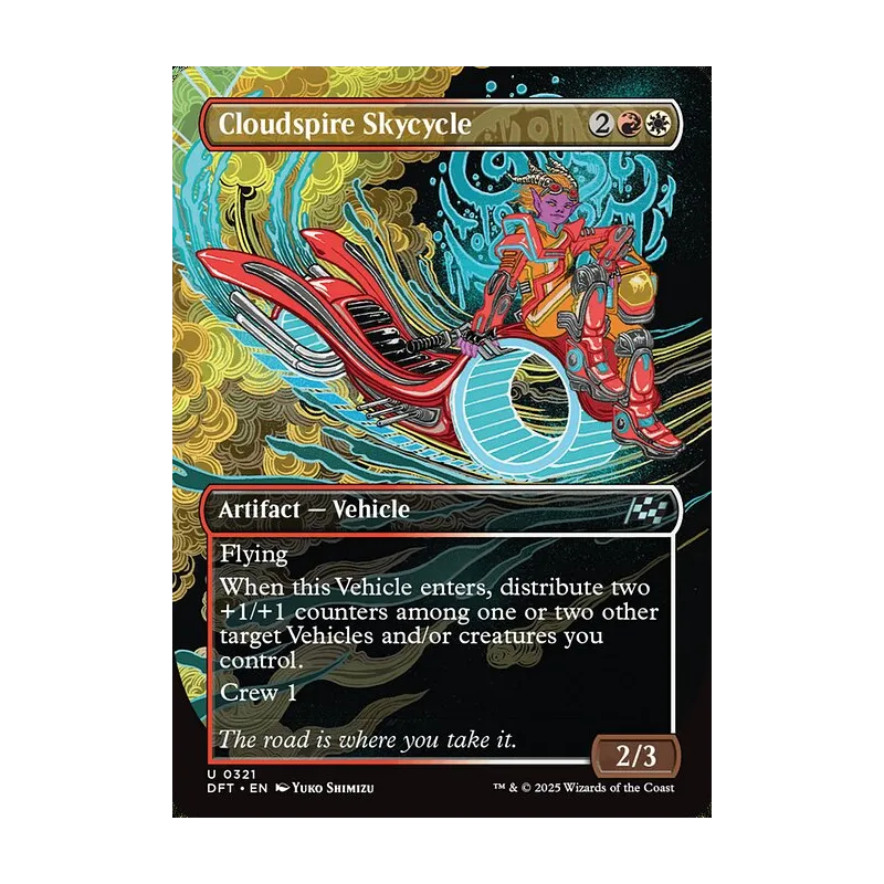 Cloudspire Skycycle (Borderless) - Aetherdrift (Near Mint)